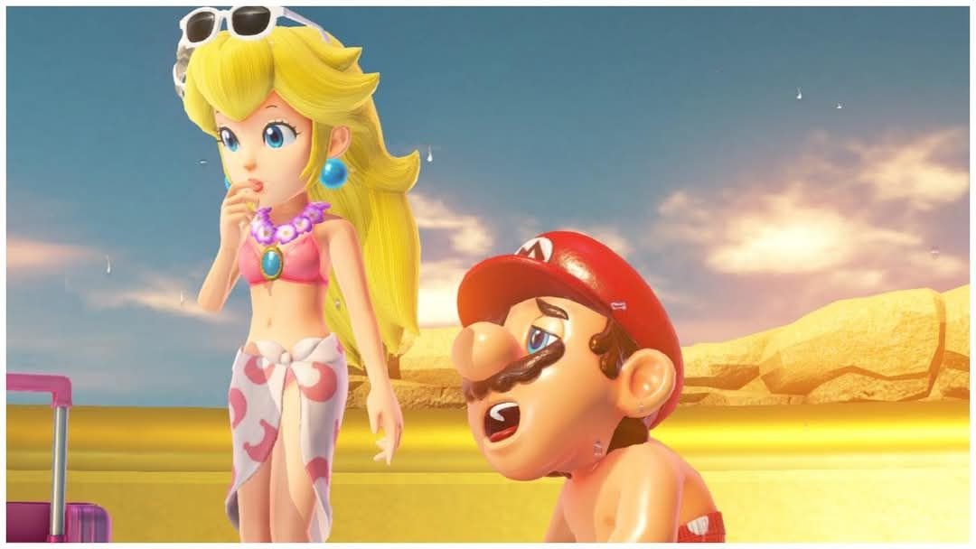 Retbit2's tweet photo. Out of context screencaps: Mario staying thirsty for Princess Peach

#MarioKartTour #SuperMarioBros https://t.co/vevUwJmgJ2