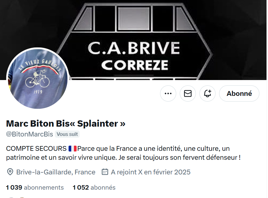 Nathan Allezou (@nallezou) on Twitter photo Mes amis, le compte de Marc <a href="/marcsplainter1/">Marc Biton ✝️🇫🇷</a> est sur la sellette, abonnez-vous à son compte de secours <a href="/BitonMarcBis/">Marc Biton Bis« Splainter »</a> Mes amis, le compte de Marc <a href="/marcsplainter1/">Marc Biton ✝️🇫🇷</a> est sur la sellette, abonnez-vous à son compte de secours <a href="/BitonMarcBis/">Marc Biton Bis« Splainter »</a>