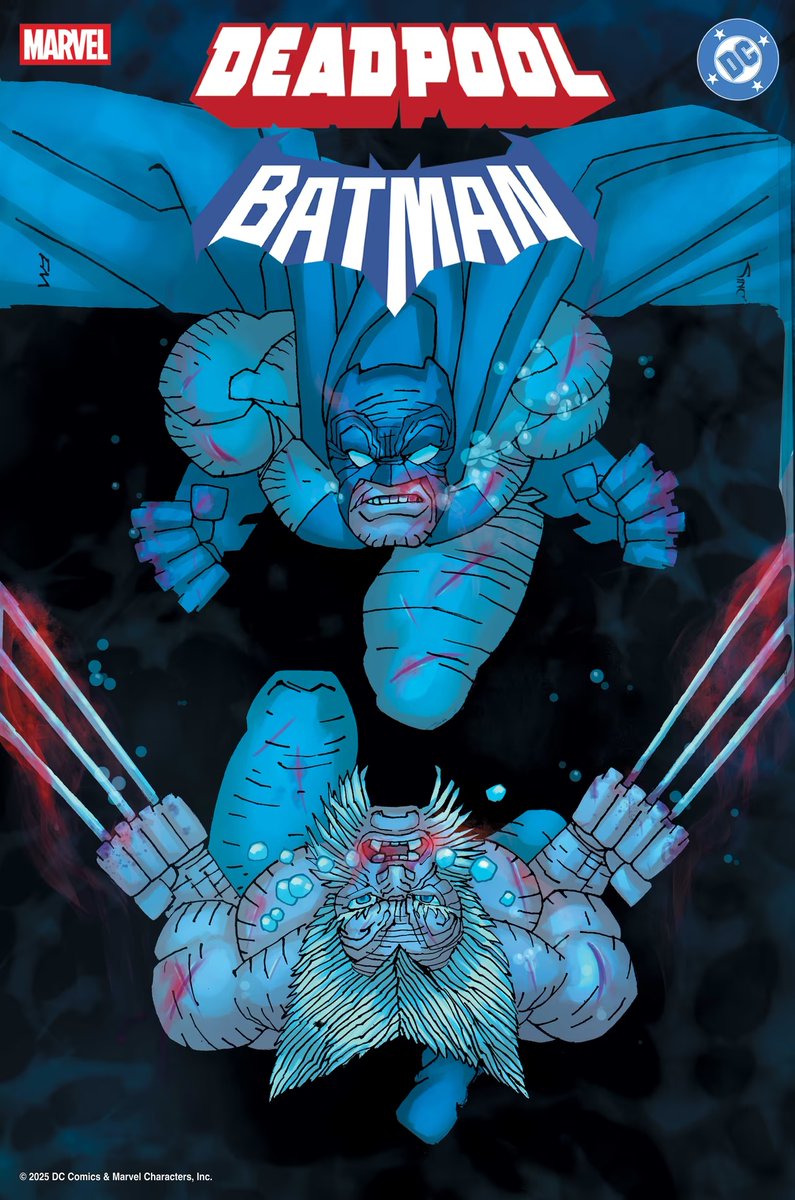 BuzzComics's tweet image. Frank Miller écrit et dessine une histoire dans le one-shot Deadpool/Batman consacrée à la rencontre entre Old Man Logan et le Batman de Dark Knight chez @Marvel #MarvelComics #Marvel #Comics #Batman #Deadpool #SDCC buzzcomics.net/showpost.php?p…