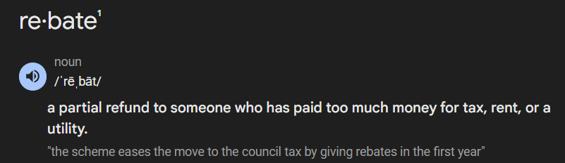 CMemeShell's tweet image. By saying &quot;rebate&quot; he&apos;s saying the quiet part out loud and admitting that American workers are paying for the tariffs after all