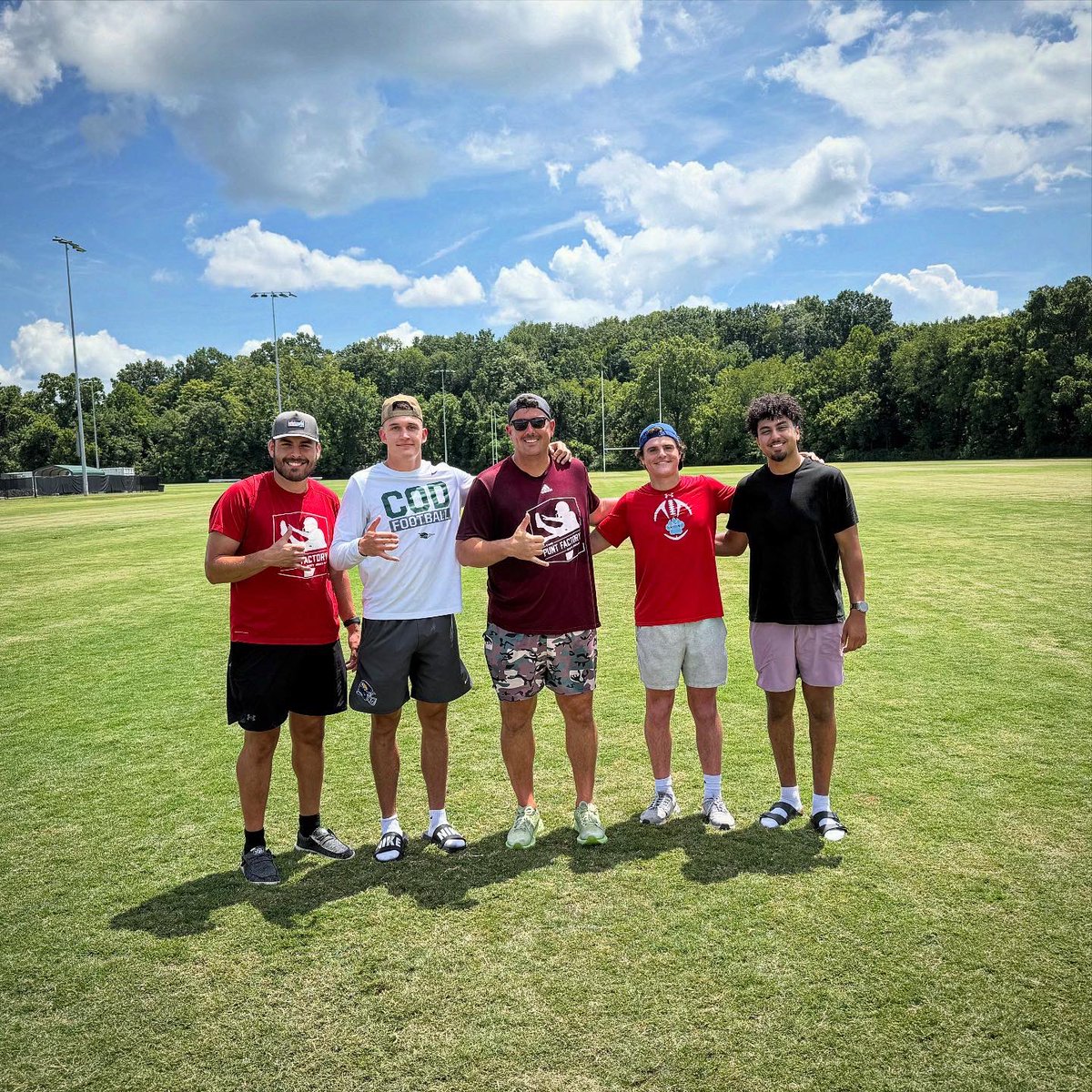 Atta boy Summer in full-effect!

<a href="/MarkShenouda9/">𝐌𝐀𝐑𝐊 𝐒𝐇𝐄𝐍𝐎𝐔𝐃𝐀</a> - TSU
<a href="/tylerwilson1121/">Tyler Wilson</a> - St. Ambrose
<a href="/CooperSikes37/">Cooper Sikes</a> - Lindsey Wilson
<a href="/aaron_rice88/">Aaron Rice</a> - EIU

#PuntFactory