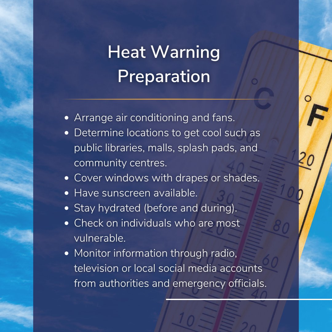 SharedHealthMB's tweet image. When it’s hot out, everyone is at risk for heat related illnesses including older adults, infants and young children. Visit ow.ly/yYG550VK4pN to learn more about heat and your health.