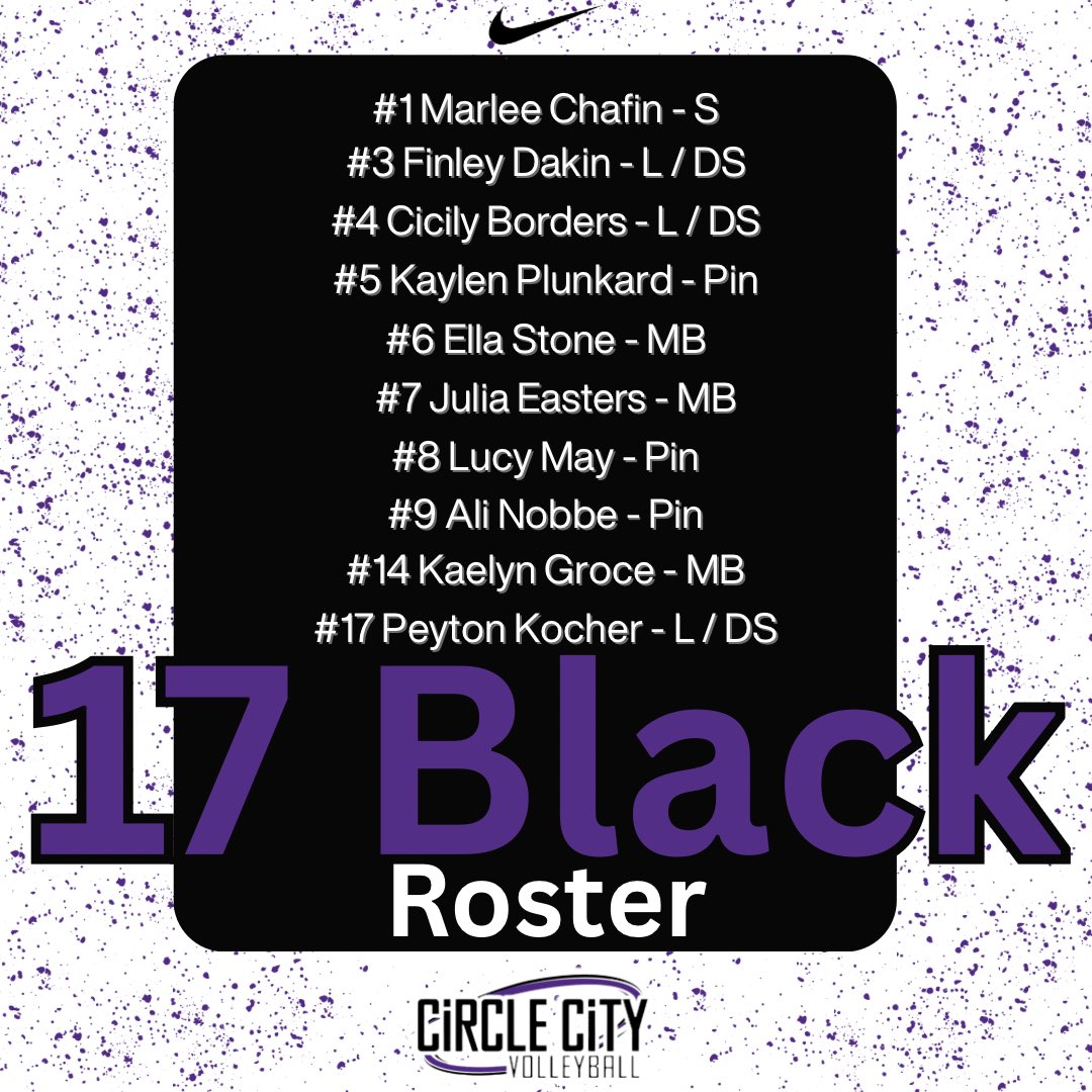 circlecityvbc's tweet image. Introducing our 17’s rosters for the upcoming club season! 🔥 We can’t wait to get the season underway and see all of these teams have amazing seasons! 🤩 #CircleCityElite
