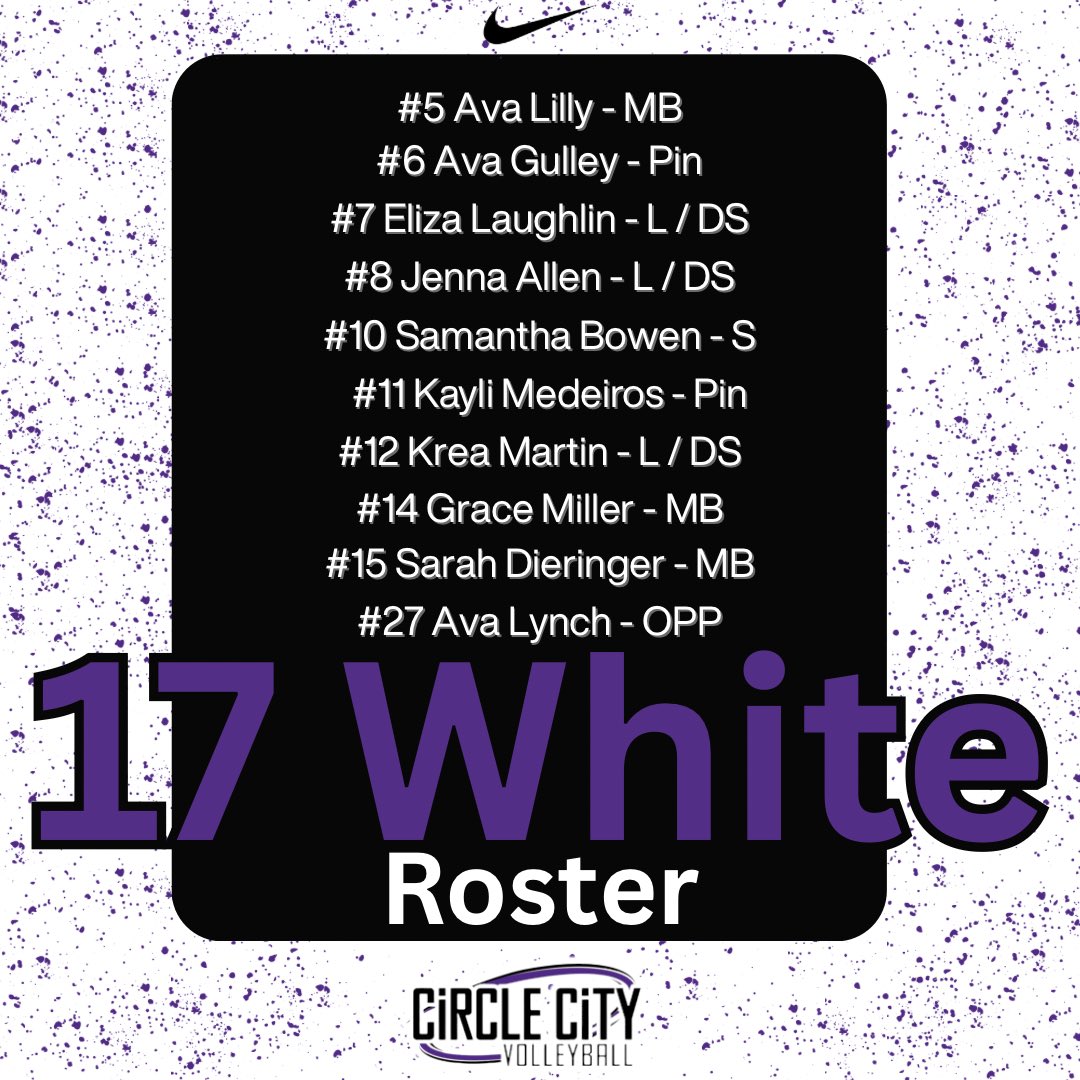 circlecityvbc's tweet image. Introducing our 17’s rosters for the upcoming club season! 🔥 We can’t wait to get the season underway and see all of these teams have amazing seasons! 🤩 #CircleCityElite