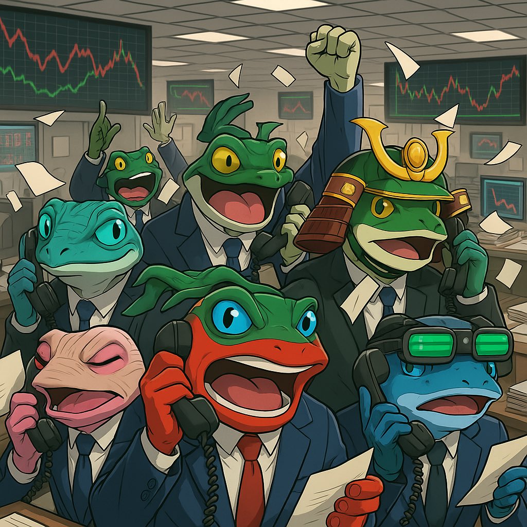 capt_morgan00's tweet image. GM web3🐸
While the world scrambles in trading chaos…
Wether it be #crypto or #stocks
@CyberFrogsNFT sit calm — laser-focused, fueled by Thor from @TAPfintech ⚡️
No guesswork. No noise. Just clean entries, ruthless exits.
Welcome to the future of trading — where instinct…