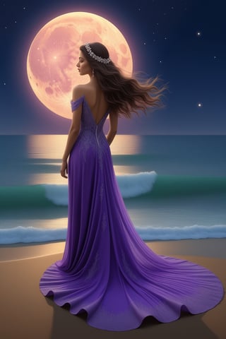 MezzaTiziana's tweet image. La donna è come la luna, alcune notti è d'argento altre è d'oro.....