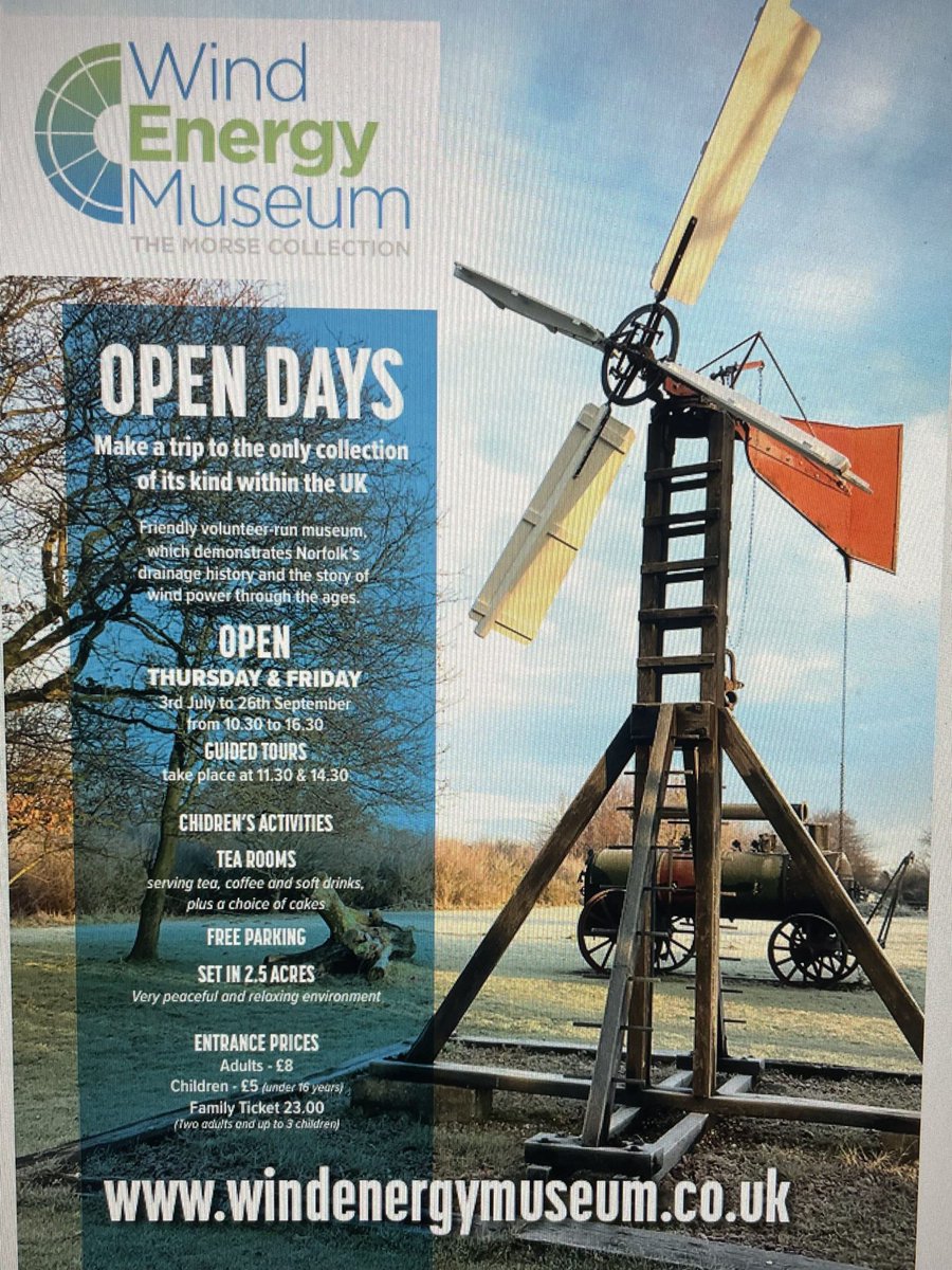 Wind Energy Museum open day today - allthingsnorfolk.com/events/wind-en…