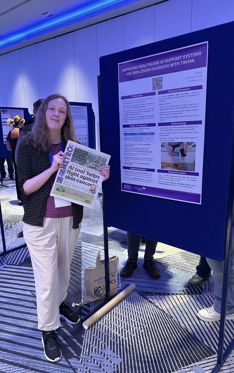 TessWOfficial's tweet image. Some snaps from this year’s @ICDCS2025 conference 🦄🏴󠁧󠁢󠁳󠁣󠁴󠁿

#ICDCS2025 #tinyML #HealthTech