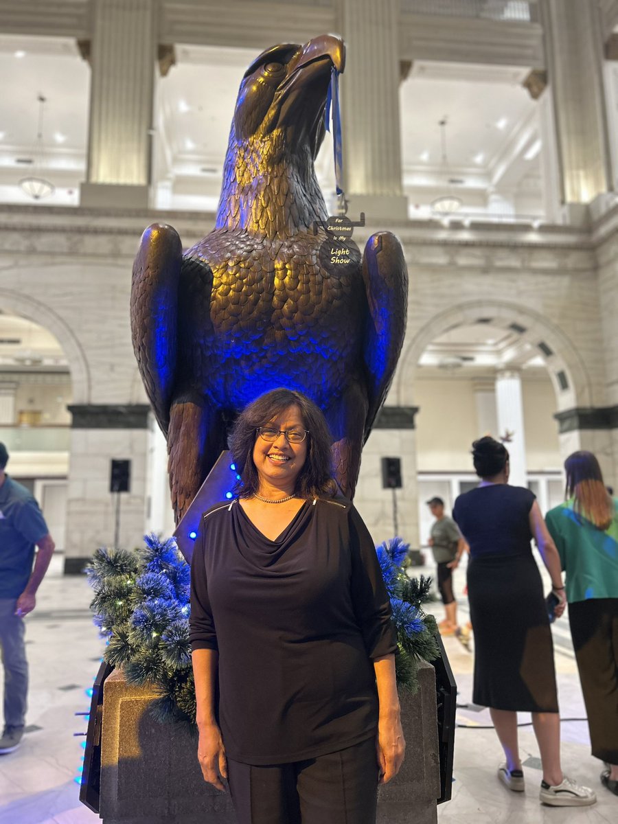 cmninaahmad's tweet image. I was proud to attend the campaign launch for Save the Light Show, a movement to raise $350,000 to preserve two of Philly’s most beloved holiday traditions—the Wanamaker Christmas Light Show and Dickens Village. Let’s spread the word!Donate now. #cmahmad #savethelightshow