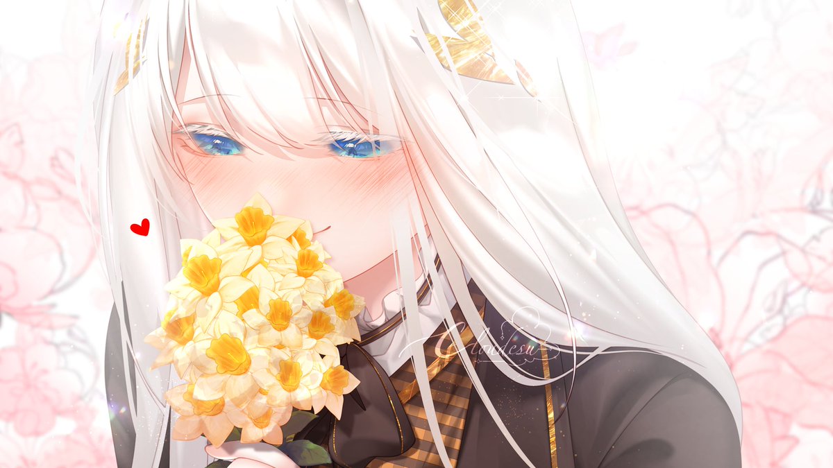 Cloudesu_45's tweet image. "I think I like him... more than I should." —Jequinn Lynx
#clouds_oc #oc #originalcharacter #hafallart #historicalartfantasia #daffodil #ocsbase