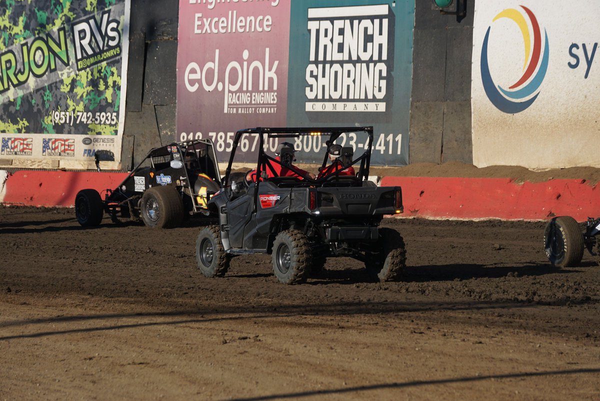 The Avanti Windows and Doors USAC/CRA Sprint Car Series thanks Honda, 
@honda_powersports_us for their support! The Pioneer helps our officials in making our shows run smoother each night.