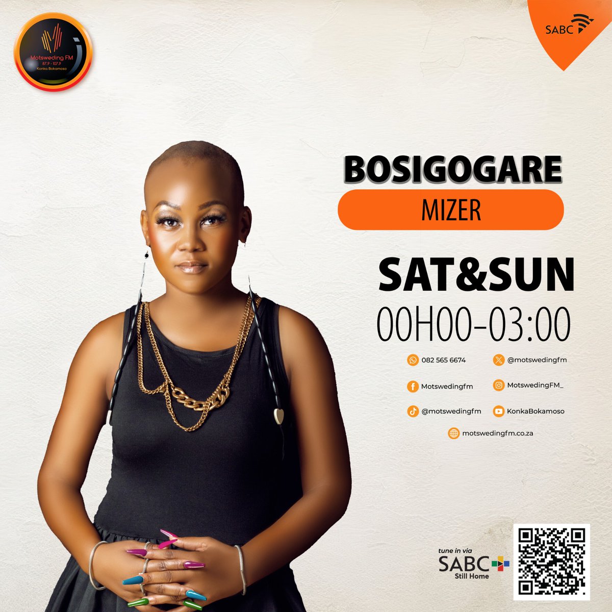 motswedingfm's tweet image. #Bosigogare le Boitumelo "Mizer" Mafole
☎️: 082 565 6674
🖥️: motswedingfm.co.za
SABC +: sabcplus.com
#MotswedingFM