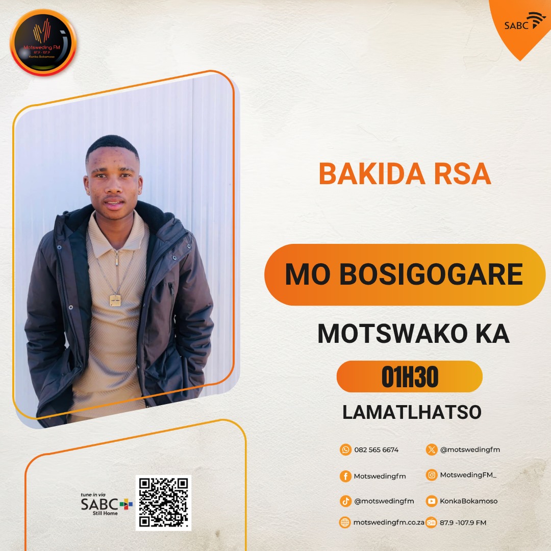 motswedingfm's tweet image. #Bosigogare le Boitumelo "Mizer" Mafole
☎️: 082 565 6674
🖥️: motswedingfm.co.za
SABC +: sabcplus.com
#MotswedingFM