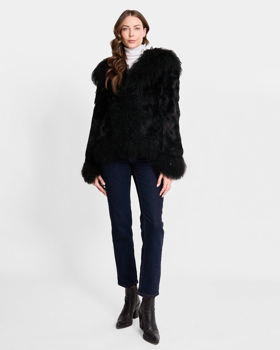 fursource's tweet photo. New in. ⁠
Rabbit Coat with Mongolian Fur Trim and Cuffs.⁠
This is how you do warmth with presence.⁠
⁠ https://t.co/nADXJCIo58