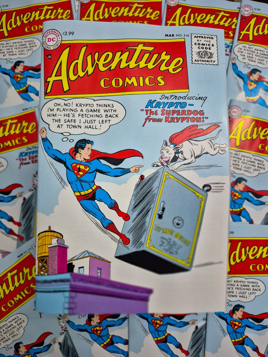 ComicsnSign's tweet image. Para os apreciadores de Facsimile... a versão sem polybag da primeira aparição do Krypto está disponível!!
Garanta a sua aqui:
comicsandsignatures.com/products/adven…