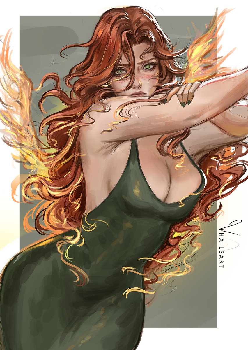 WhailsArt's tweet image. Jean Grey, Phoenix 
#MarvelRivals