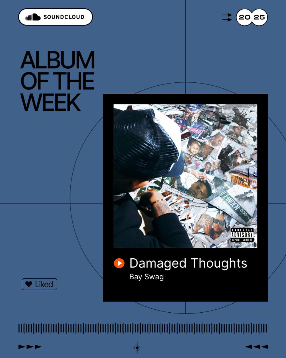 SoundCloud's tweet image. It may be his debut album, but Queens drill rapper @OfficialBaySwag is already making waves. Our #AlbumOfTheWeek is poetic, personal, and packed with features you don't want to miss. Tap into "Damaged Thoughts" here: and drop your favorite track⬇️
ow.ly/XGTu50WvyNO