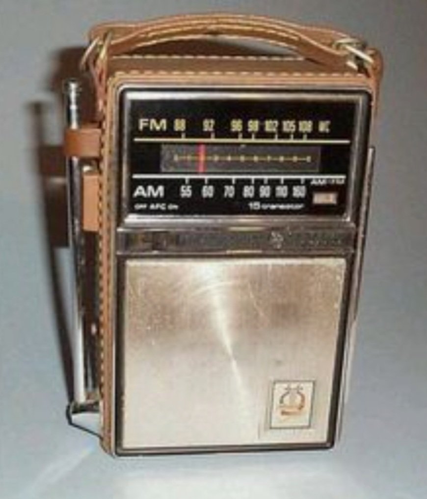 When you had a radio with a leather case tuned into Radio Luxembourg