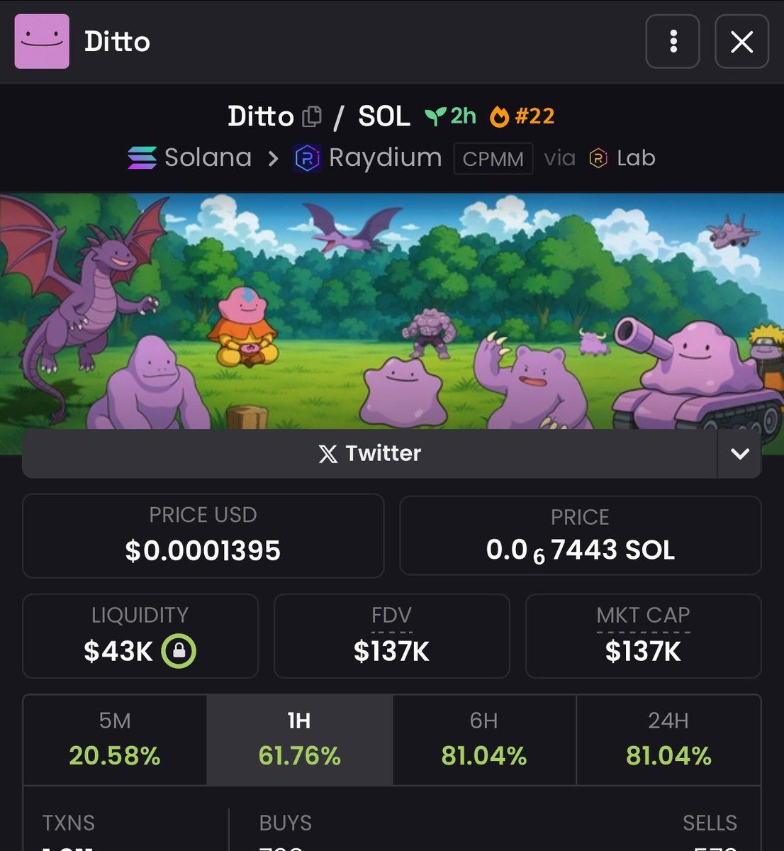 Pritibloom's tweet image. Infinite meme $ditto