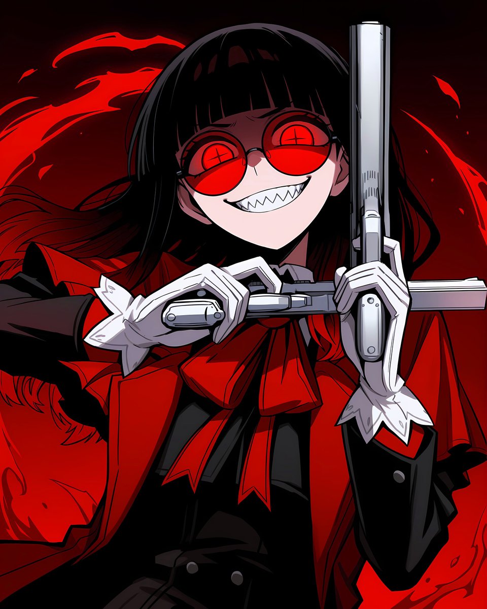 StableTomboy's tweet image. Rin, Molto Alucardo!
#100カノ #100Kanojo
#AI #hyakkano #HELLSING