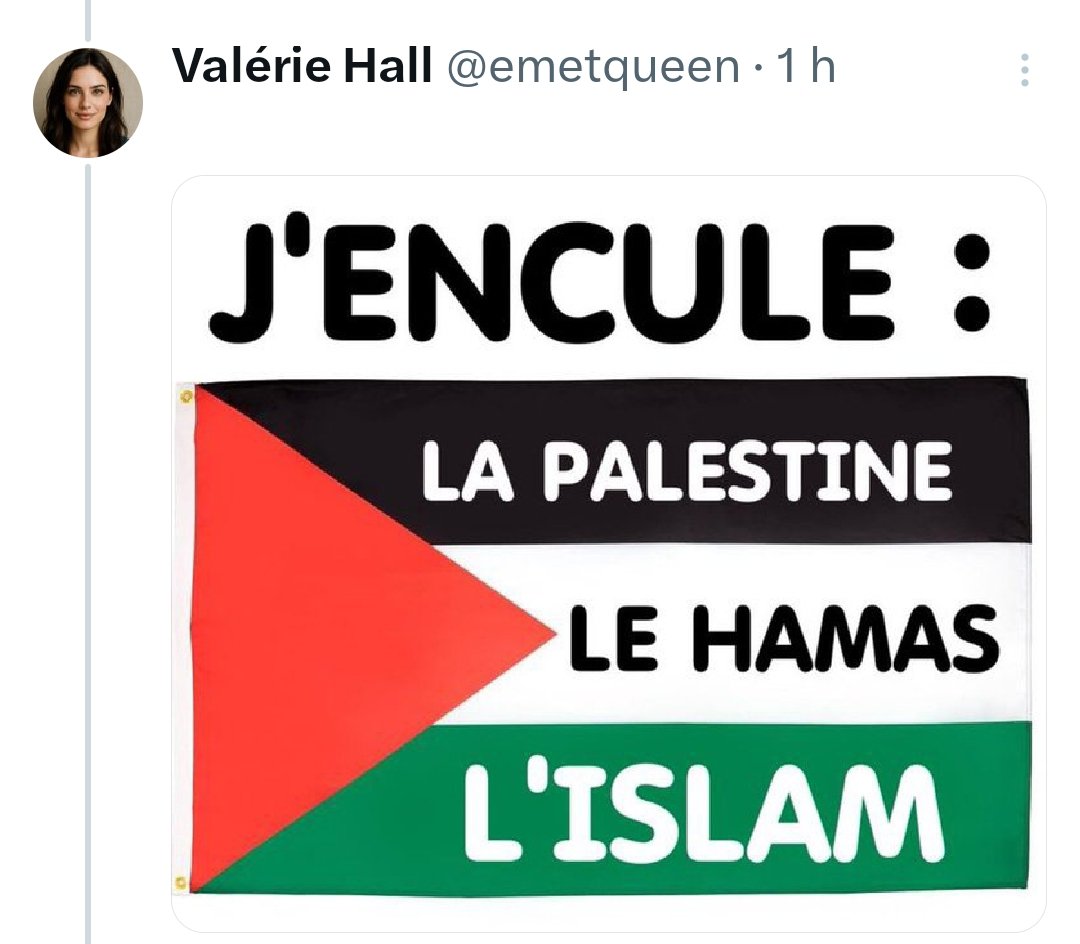 NinaSimone49's tweet image. Tweet signalé. On peut apprécier qui sont les soutiens à Israël, amour paix et intégrité c'est pas leur truc 🙄
@emetqueen ou la reine de l'insanité🤢