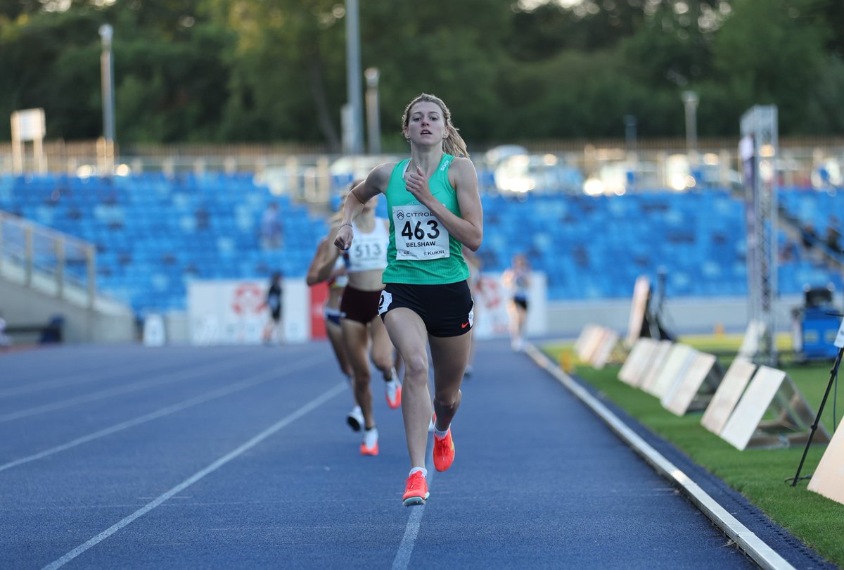 FastRunning's tweet image. Lyla Belshaw wins the @EnglandAthletic U20 1500m title in 4:18.19, securing her spot at the European U20 Championships in 🇫🇮 next month.