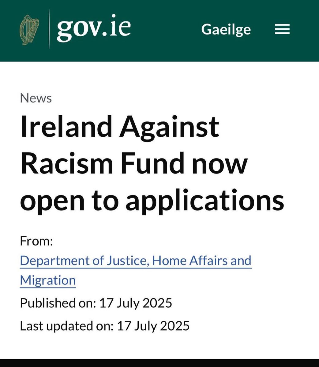 ilandwatch's tweet image. Anyone who grew up in the West of Ireland basically see Africans as off-world aliens who appeared out of nowhere.
No *fund* can change that.