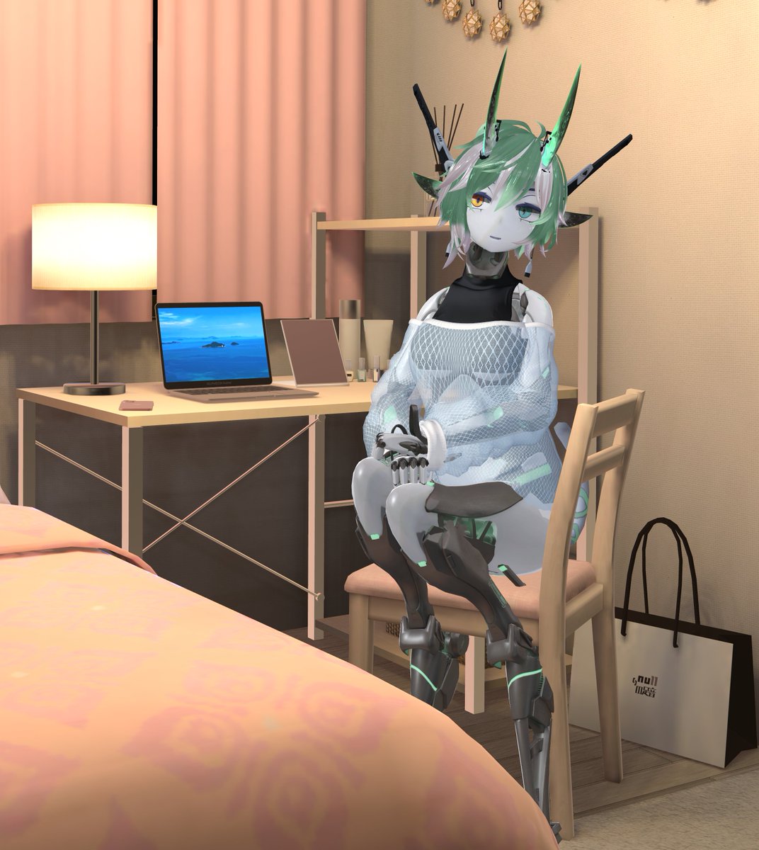 Dentonh_VR's tweet image. You should really knock before entering my room.