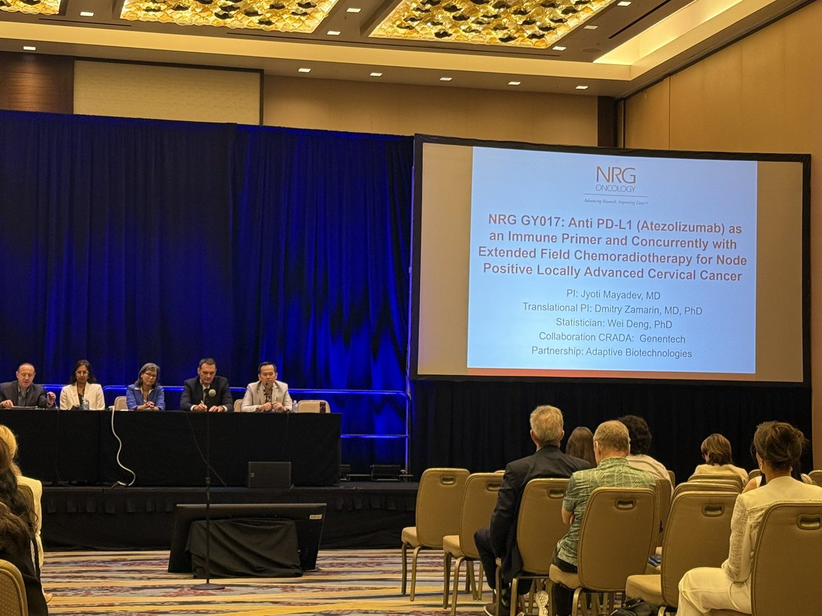 Stephanie Dudzinski MD, PhD (@stephdudzinski) on Twitter photo Innovation & Insights Session from <a href="/NRGonc/">NRG Oncology</a> Trials➡️ #radonc ☢️ 🧹🧹🧹🧹 #notsurprised #innovators
Congrats to all the presenters on their cutting edge work! <a href="/dave_qian/">David Qian, MD, PhD</a> <a href="/a_dalpra/">Alan Dal Pra, MD</a> <a href="/Qle_stanford/">Quynh Thu Le</a> <a href="/StanfordRadOnc/">Stanford Radiation Oncology</a> Dr. Nguyen Dr. Mayadev <a href="/UCSDRadMed/">UC San Diego Rad Med</a>
<a href="/RTOGFoundation/">RTOG Foundation</a> Innovation & Insights Session from <a href="/NRGonc/">NRG Oncology</a> Trials➡️ #radonc ☢️ 🧹🧹🧹🧹 #notsurprised #innovators
Congrats to all the presenters on their cutting edge work! <a href="/dave_qian/">David Qian, MD, PhD</a> <a href="/a_dalpra/">Alan Dal Pra, MD</a> <a href="/Qle_stanford/">Quynh Thu Le</a> <a href="/StanfordRadOnc/">Stanford Radiation Oncology</a> Dr. Nguyen Dr. Mayadev <a href="/UCSDRadMed/">UC San Diego Rad Med</a>
<a href="/RTOGFoundation/">RTOG Foundation</a>