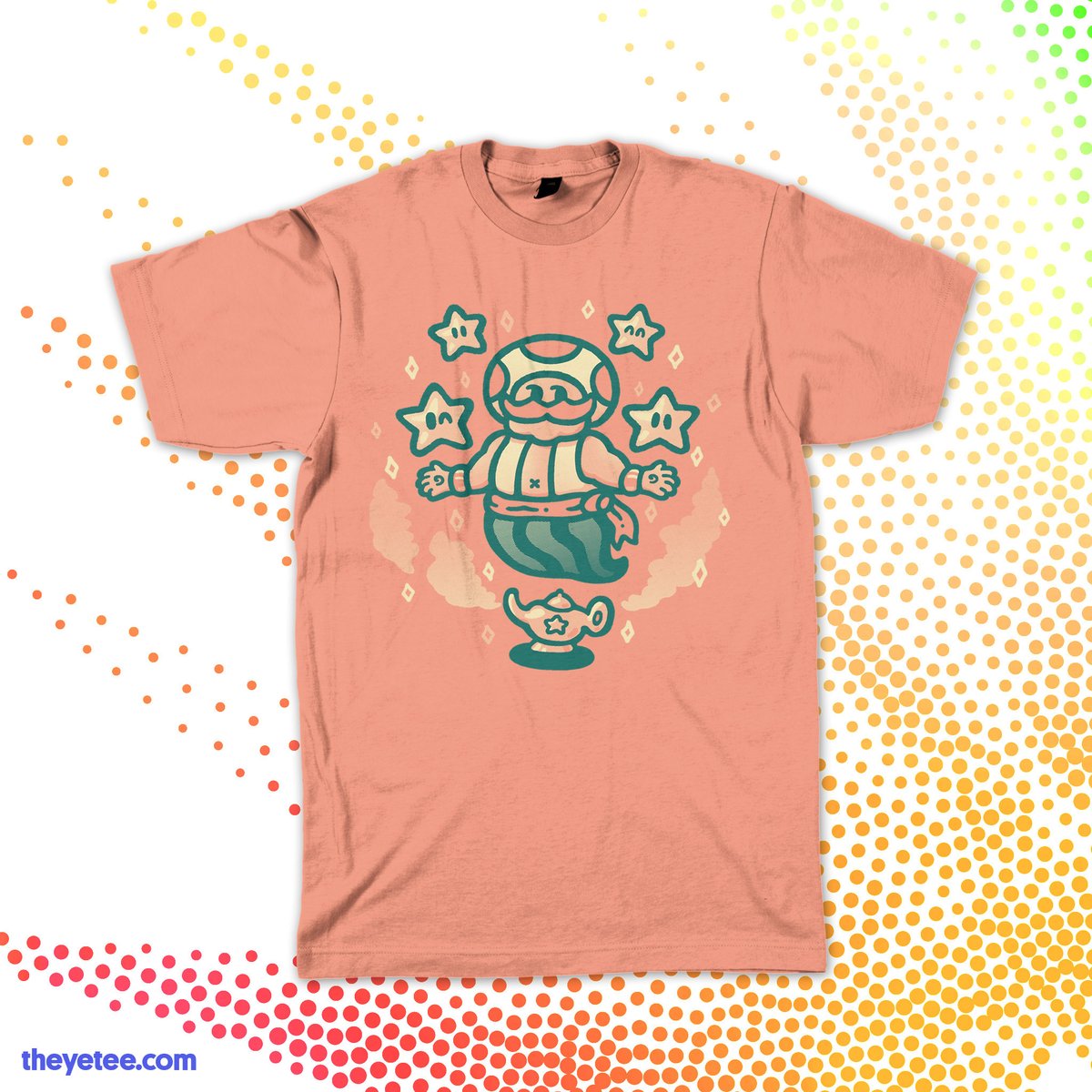 「*POOF* A brand new tee has appeared. Tim」|The Yetee 🌈のイラスト