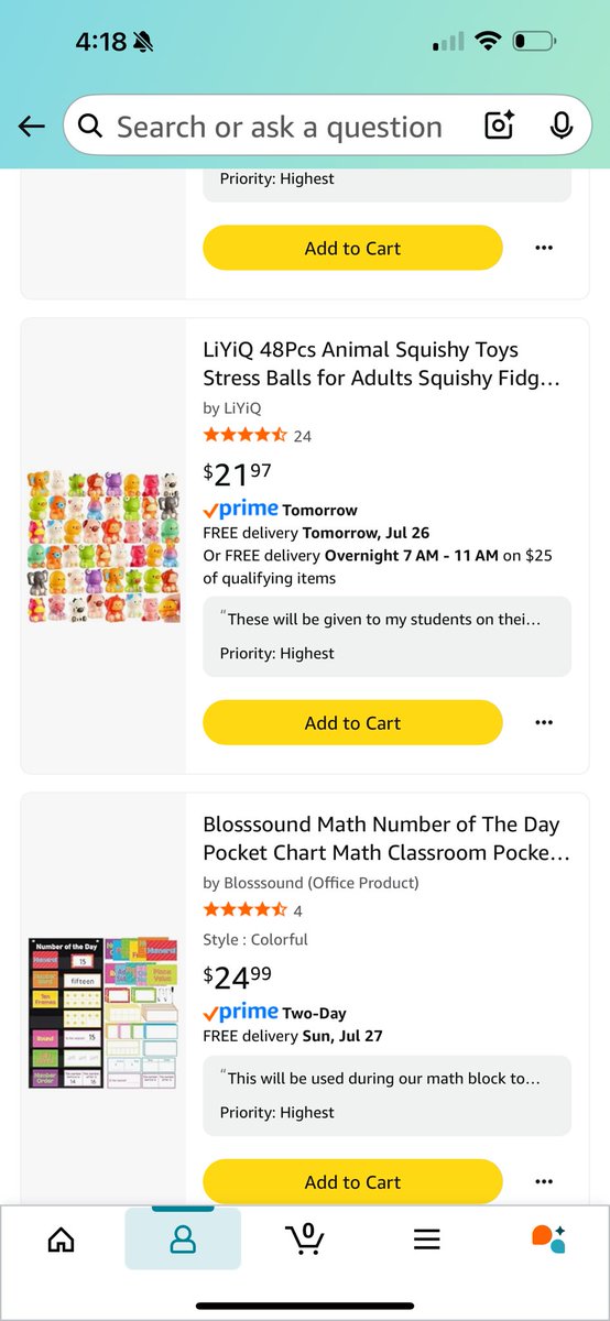 Kdgteach10123's tweet image. Taking a chance in hopes that @HayesHolly2 will see this. One item I would love to clear from my list are these squishes for my kdg students bdays. Any help is appreciated! amazon.com/hz/wishlist/ls…
