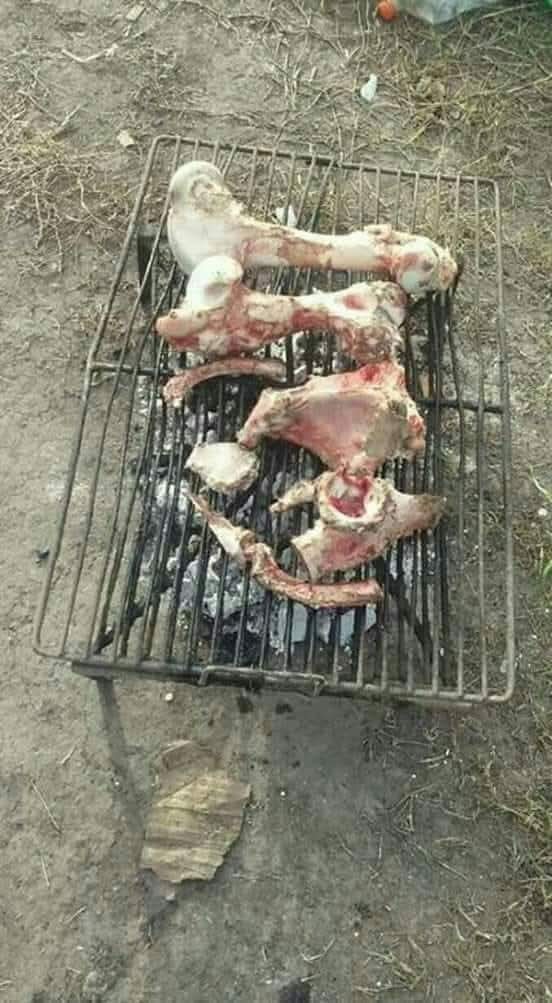 rognone_bebote's tweet image. El vecino ya empezó a gastar el aumento de la jubilación y se mandó bruto asado.