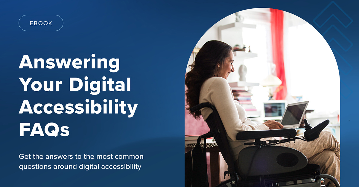 Why is #DigitalAccessibility important? We answer your burning questions in our comprehensive FAQ guide. bit.ly/4eEpqxW #InclusiveDesign