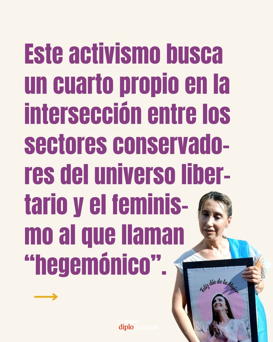 ElDiploConoSur's tweet image. #Adelanto del libro Sin padre, sin marido y sin Estado

Pese a su antifeminismo declarado, en las nuevas derechas no solo hay mujeres, sino también militantes feministas que reivindican sus banderas. Así, entre las votantes de Milei aparecen las mujeres que se oponen tanto al…