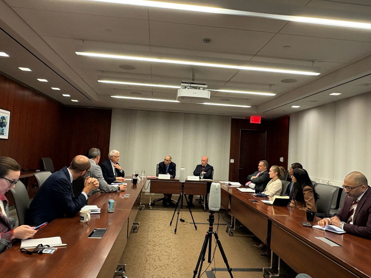 Had a great exchange <a href="/CSIS/">CSIS</a> with President John Hamre and other leading researchers. We exchanged views on the strong India-USA partnership, current geopolitical developments, emerging technologies, defence, trade and economic security.