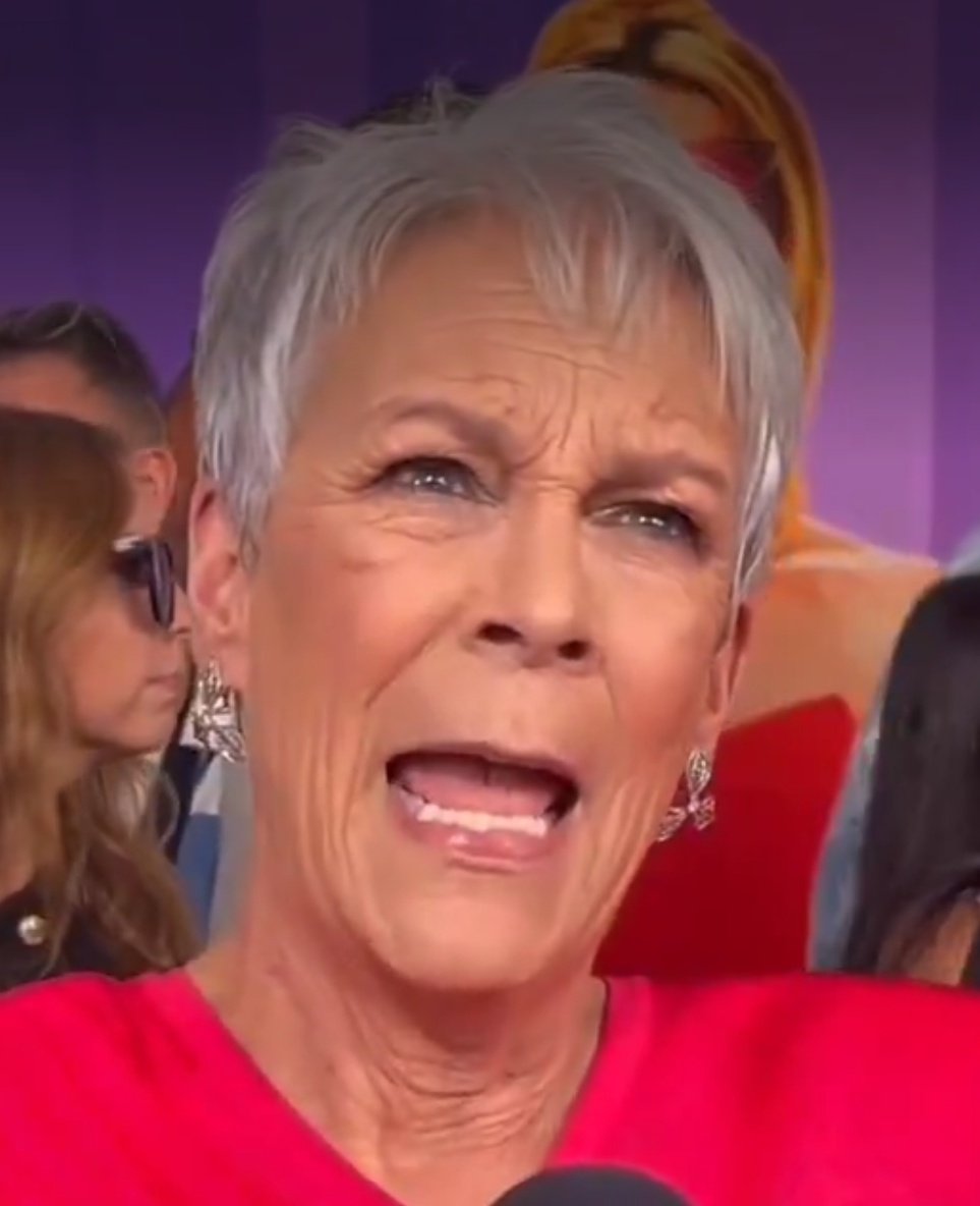 WTF, happen to Jamie Lee Curtis?