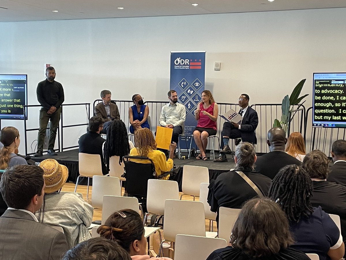 SafeDC's tweet image. This week at PSJ
✅ ONSE held its 2nd Annual Healing Communities Symposium
✅ OHR led panel to celebrate the 35th Anniversary of the Americans with Disabilities Act (ADA)
✅ DMPSJ had a peace walk and resource pop-up in Ward 7