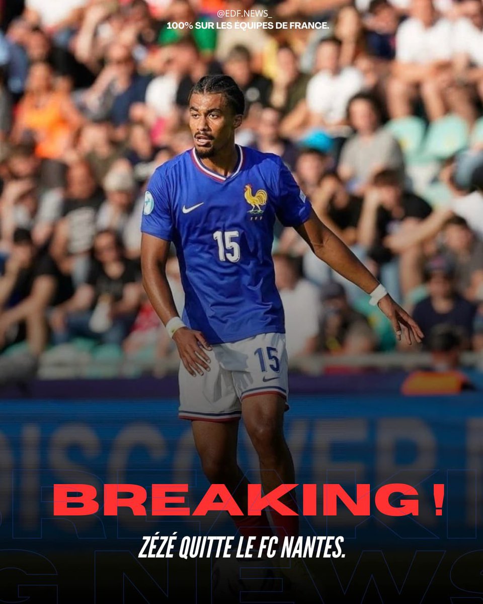 OFFICIEL ! 🚨

Le jeune défenseur de Nantes, va signer un contrat en direction de l’Arabie Saoudite, dans le club de Neom ! ✈️🇸🇦

Pour rappel, le club monté récemment en Saudi Pro League a signé Alexandre Lacazette il y a quelques semaines! ✍️🇫🇷

🎨<a href="/edf_news_/">Equipe de France News</a>
#NEOMSC | #Mercato