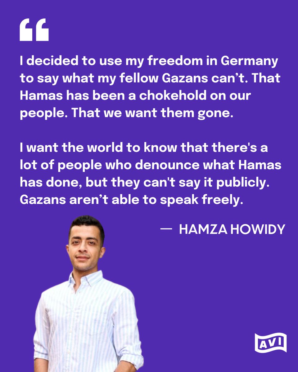 AlliedVoicesIL's tweet image. A Palestinian born and raised in the Gaza Strip, @HowidyHamza is a peace activist and human rights advocate for the Middle East.
His perspective always advocates for a pragmatic and humanistic approach to forging a different path forward.
#allyspotlight