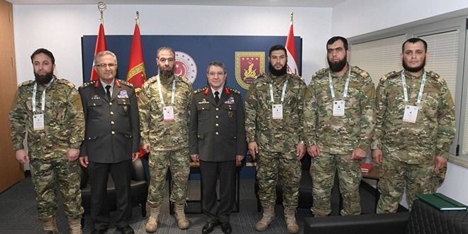 Syrian-Turkish talks on sidelines of IDEF 2025 Defense Industries Exhibition 

sana.sy/en/?p=365958