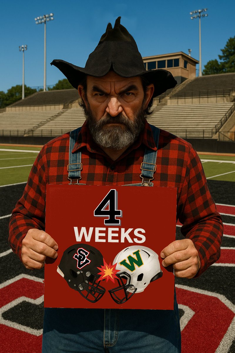 svmounties's tweet image. Are you ready for some football? As of today, it's 4 weeks, or 28 days, until @WBRC Sideline, @WVUA23Sports Football Friday & when @ShadesValleyFB kicks off the 2025 season, & the @CoachBates7 era, on the road at Woodlawnโผ๏ธ #GoMounties๐ดโซ๐ #ACenturyOfMountieFootball