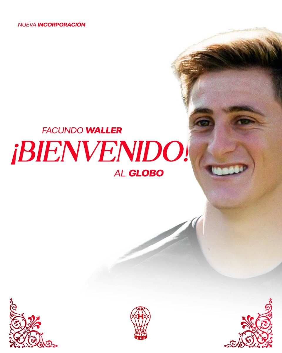 Facundo Waller ya es refuerzo de Huracán 📣

✍🏼 El volante, que rescindió su contrato con Puebla de México, ya firmó un acuerdo laboral hasta junio de 2026 con una opción de compra por el 50% del pase.

A partir de los próximos días ya estará a disposición del plantel que conduce