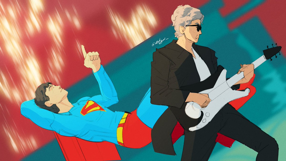 artigor_'s tweet image. punkrock aliens

doctor who X superman