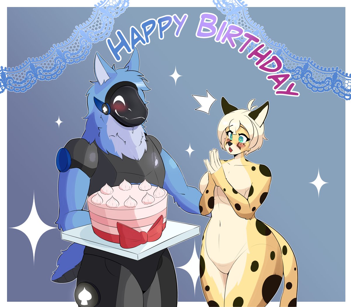 Codlad Arts (@codladarts) on Twitter photo Art for my birthday two days ago done by <a href="/ThePolSy/">ポル・シー🔞(COMMS OPEN)</a> , they did a wonderful job and I couldn't be happier Art for my birthday two days ago done by <a href="/ThePolSy/">ポル・シー🔞(COMMS OPEN)</a> , they did a wonderful job and I couldn't be happier