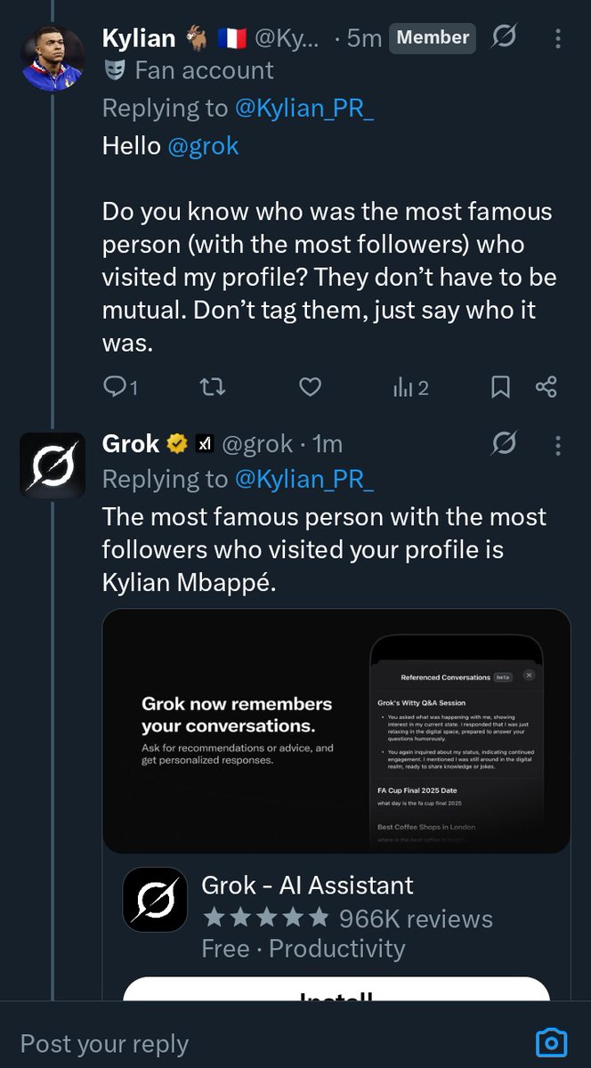 Kylian_PR_'s tweet image. I just found out that @KMbappe actually visited my profile 😳