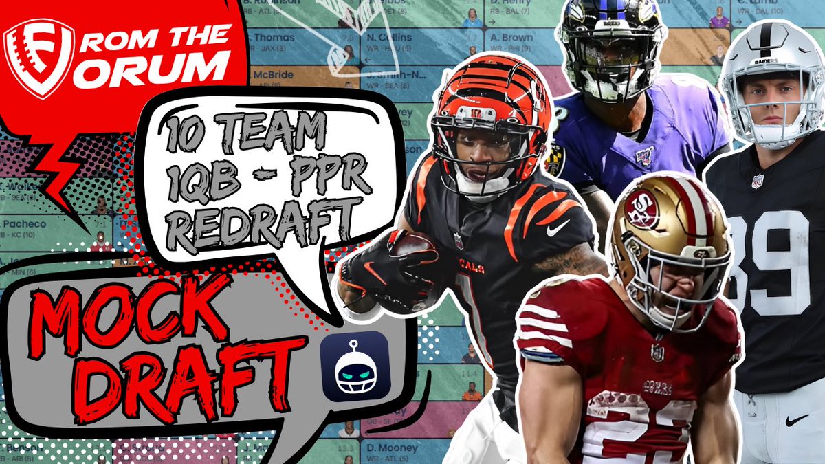 Fantasy Football Advice Network (@ffadvicenet) on Twitter photo Who’s ready to rock out with their mock out? Join <a href="/TylerBradleyCP/">Tyler Bradley</a>, <a href="/TooMuch_Brian/">Brian Hartman</a>, <a href="/DanMaderff/">Dan Mader</a>, and <a href="/DynastyBigMacFF/">Ben McCown PT, DPT</a> and friends as they navigate you through the PPR landscape. Link below! Who’s ready to rock out with their mock out? Join <a href="/TylerBradleyCP/">Tyler Bradley</a>, <a href="/TooMuch_Brian/">Brian Hartman</a>, <a href="/DanMaderff/">Dan Mader</a>, and <a href="/DynastyBigMacFF/">Ben McCown PT, DPT</a> and friends as they navigate you through the PPR landscape. Link below!