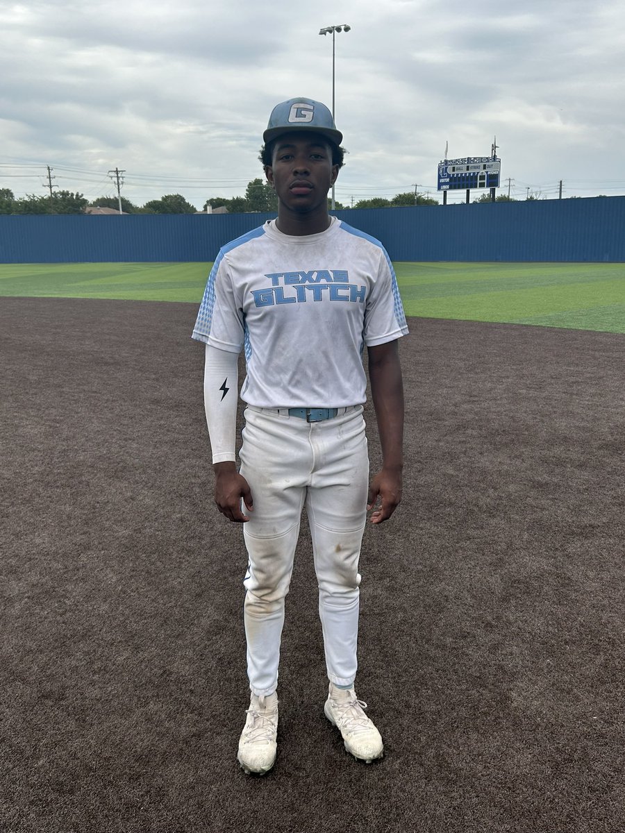 F: Texas Glitch 18U National 14, Texas Splitters 17U 11
PoG: <a href="/messiahmiller_/">Messiah</a> 3-3, 2B, 3B, 3R, RBI