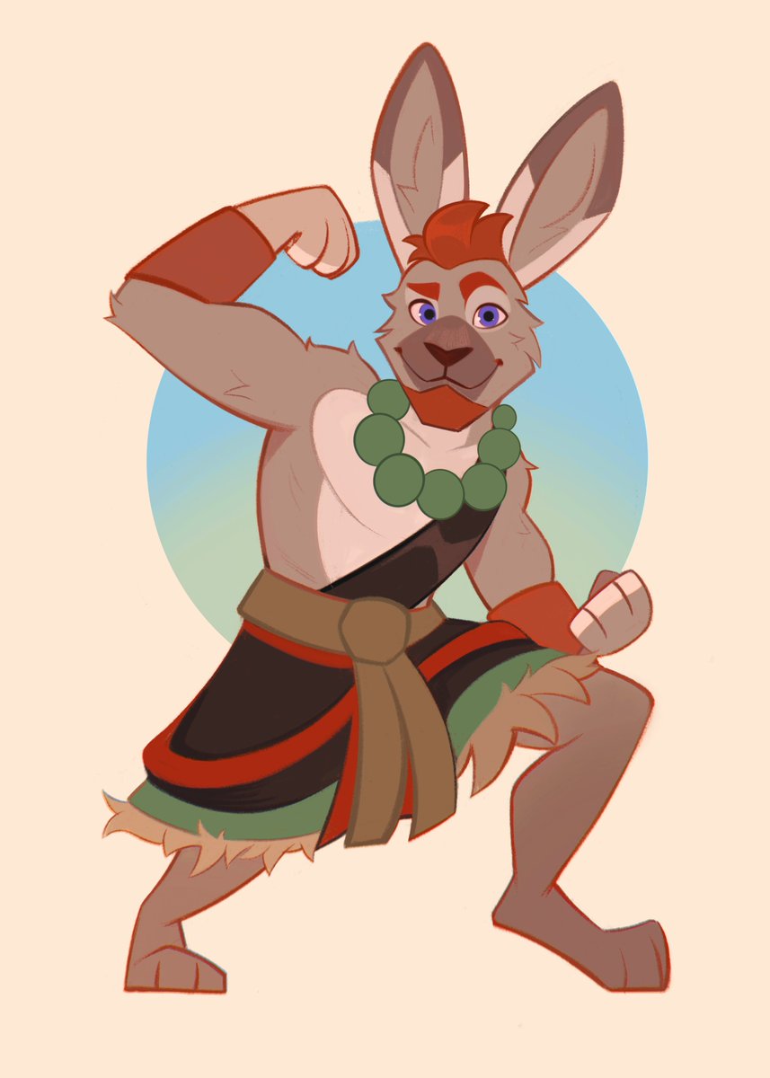 Innovator_syl's tweet image. "Don't call me cute, or I'll throat punch you!"
My less than nice Harengon Monk named Swiftpaw (he has a heart of gold I promise!) lol. Got character art of my DnD character who is a reforming criminal.
🎨by the talented @venkpng