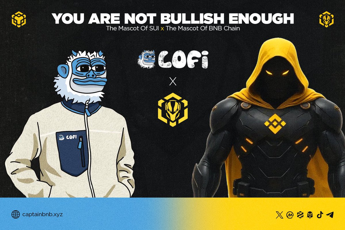Liquido (@liquidocreative) on Twitter photo Captains and flurries, big X space coming up!
🗓️July 30th
🕔5 pm EST
<a href="/CaptainBNB_bsc/">CaptainBNB</a> x <a href="/lofitheyeti/">Lofi The Yeti</a>
Another massive space you can not miss, the mascot of <a href="/SuiNetwork/">Sui 「🦑」</a> and the mascot of <a href="/BNBCHAIN/">BNB Chain</a> together! 🔵🫡
x.com/i/spaces/1lPJq… Captains and flurries, big X space coming up!
🗓️July 30th
🕔5 pm EST
<a href="/CaptainBNB_bsc/">CaptainBNB</a> x <a href="/lofitheyeti/">Lofi The Yeti</a>
Another massive space you can not miss, the mascot of <a href="/SuiNetwork/">Sui 「🦑」</a> and the mascot of <a href="/BNBCHAIN/">BNB Chain</a> together! 🔵🫡
x.com/i/spaces/1lPJq…