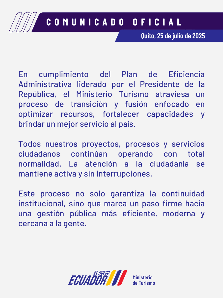 TurismoEc's tweet image. Atención📌Información importante para la ciudadanía.